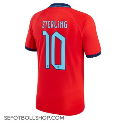 Billiga England Raheem Sterling #10 Borta fotbollskläder VM 2022 Kortärmad